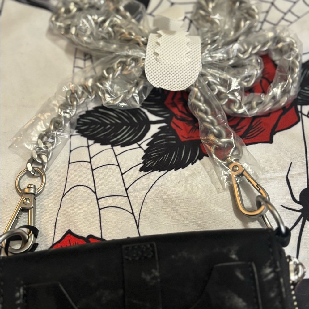 NWT Dolls Kill / Darker Wavs Diatonic Crossbody Coin Purse - Picture 5 of 10